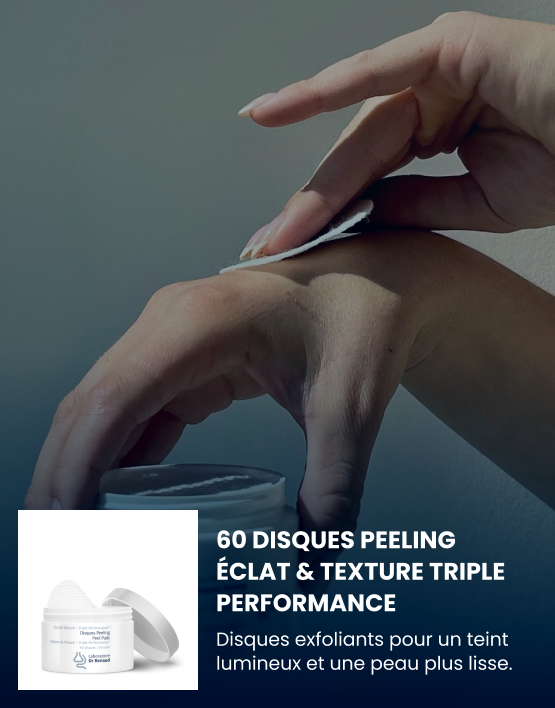 Dr Renaud – Disques peeling éclat & texture Triple Performance | 60 disques
