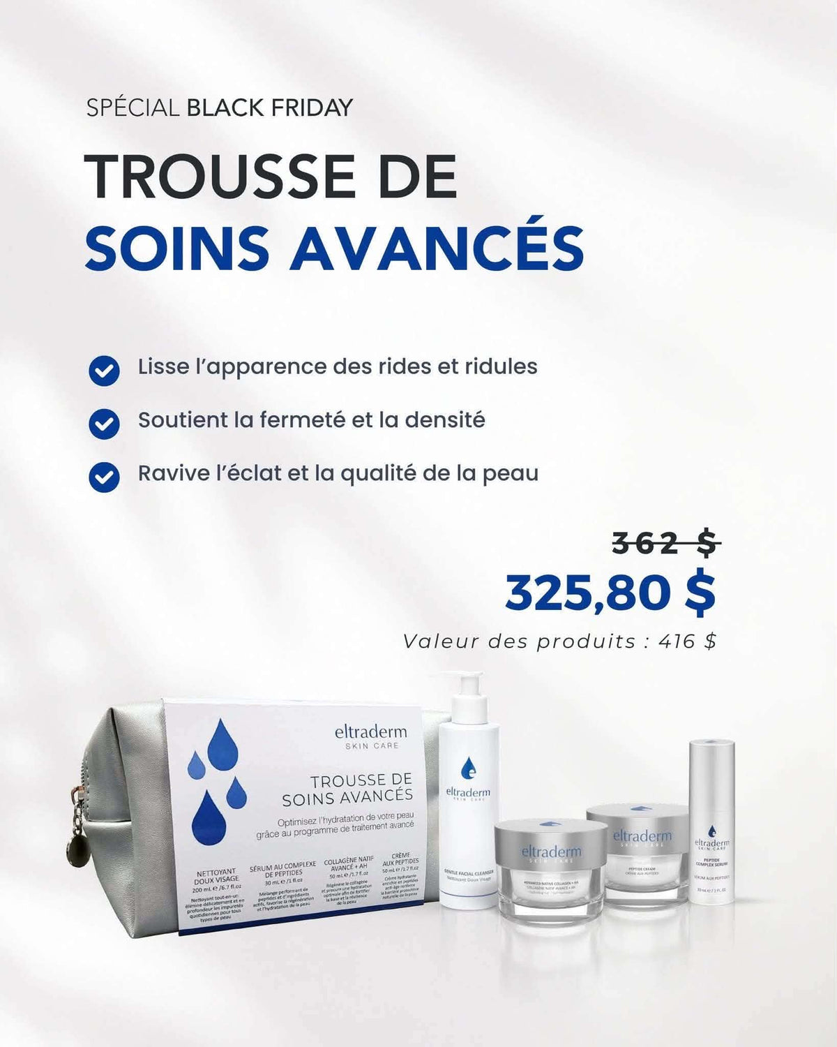 Trousse de Soins Avancés [325,80$] au lieu de 416$