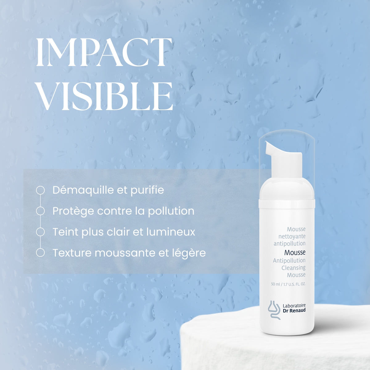 Mousse Nettoyante Antipollution