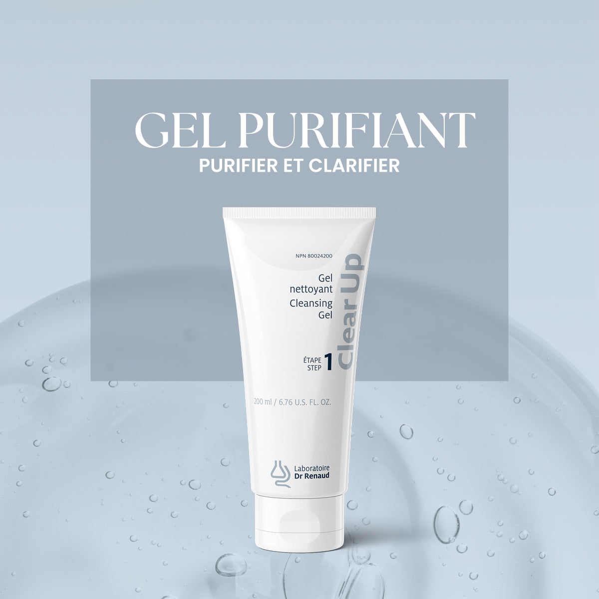 Clear Up – Gel nettoyant moussant anti-imperfections
