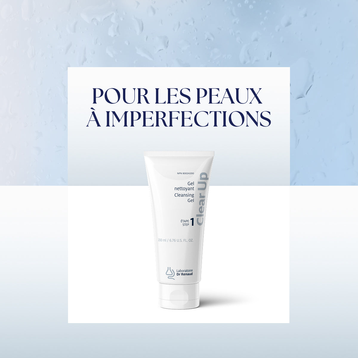 Clear Up – Gel nettoyant moussant anti-imperfections
