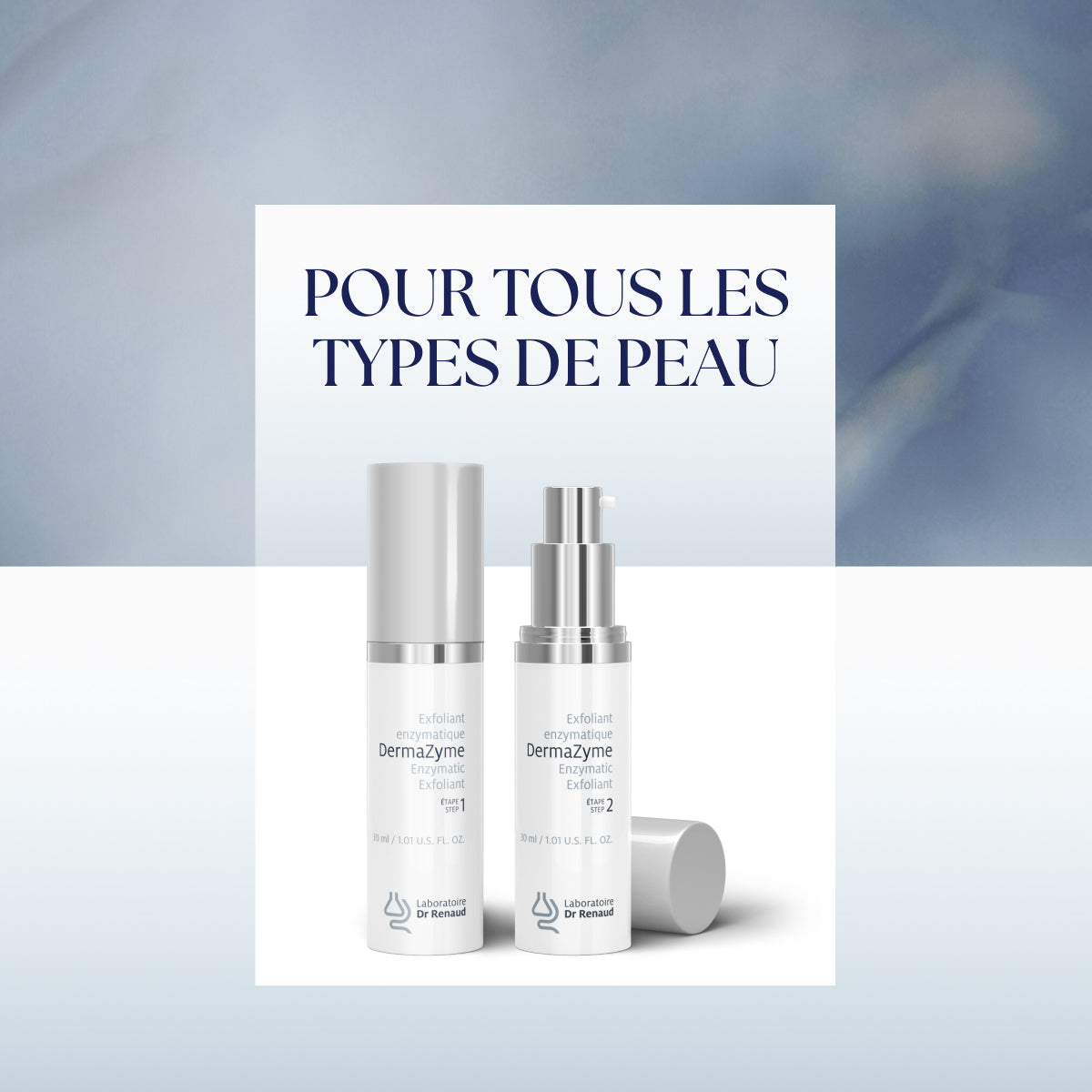 Dr Renaud – DermaZyme exfoliant enzymatique en deux étapes