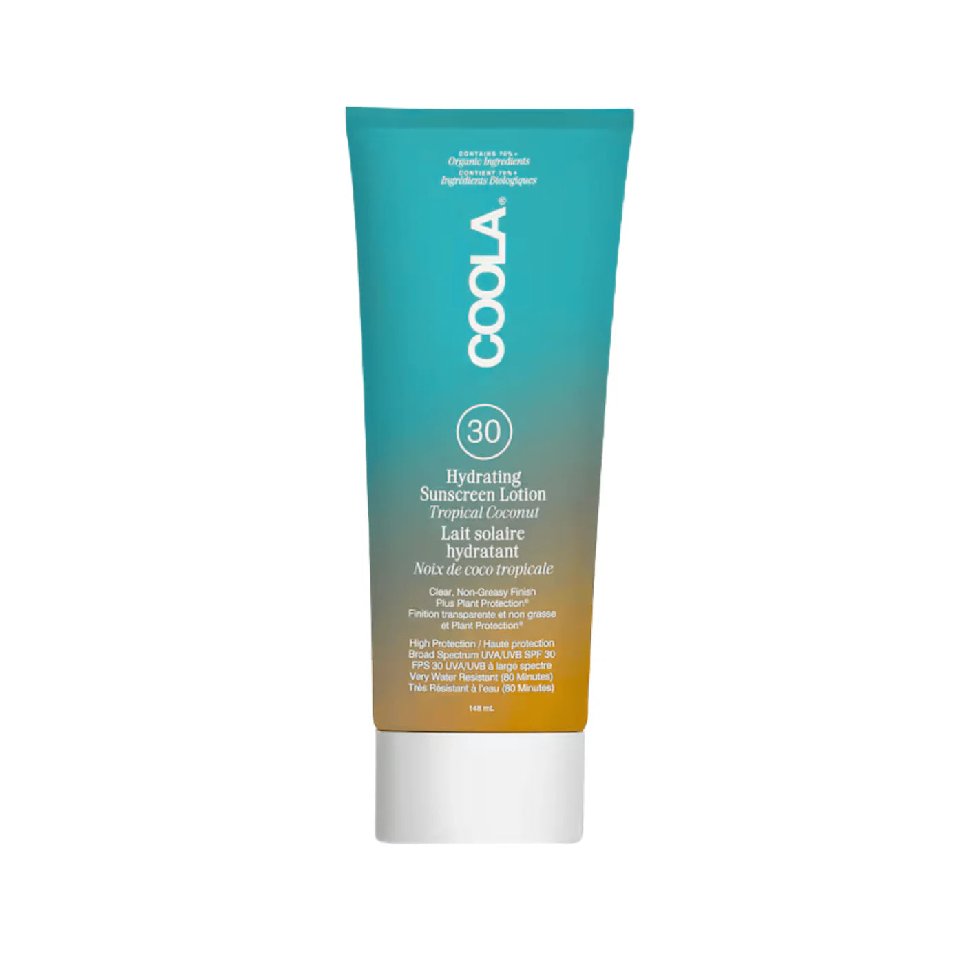 Coola. Lait Solaire Hydratant Noix De Coco Tropicale FPS 30 - 148 ml