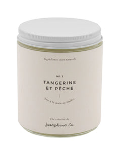 CHANDELLES TANGERINE & PÊCHE