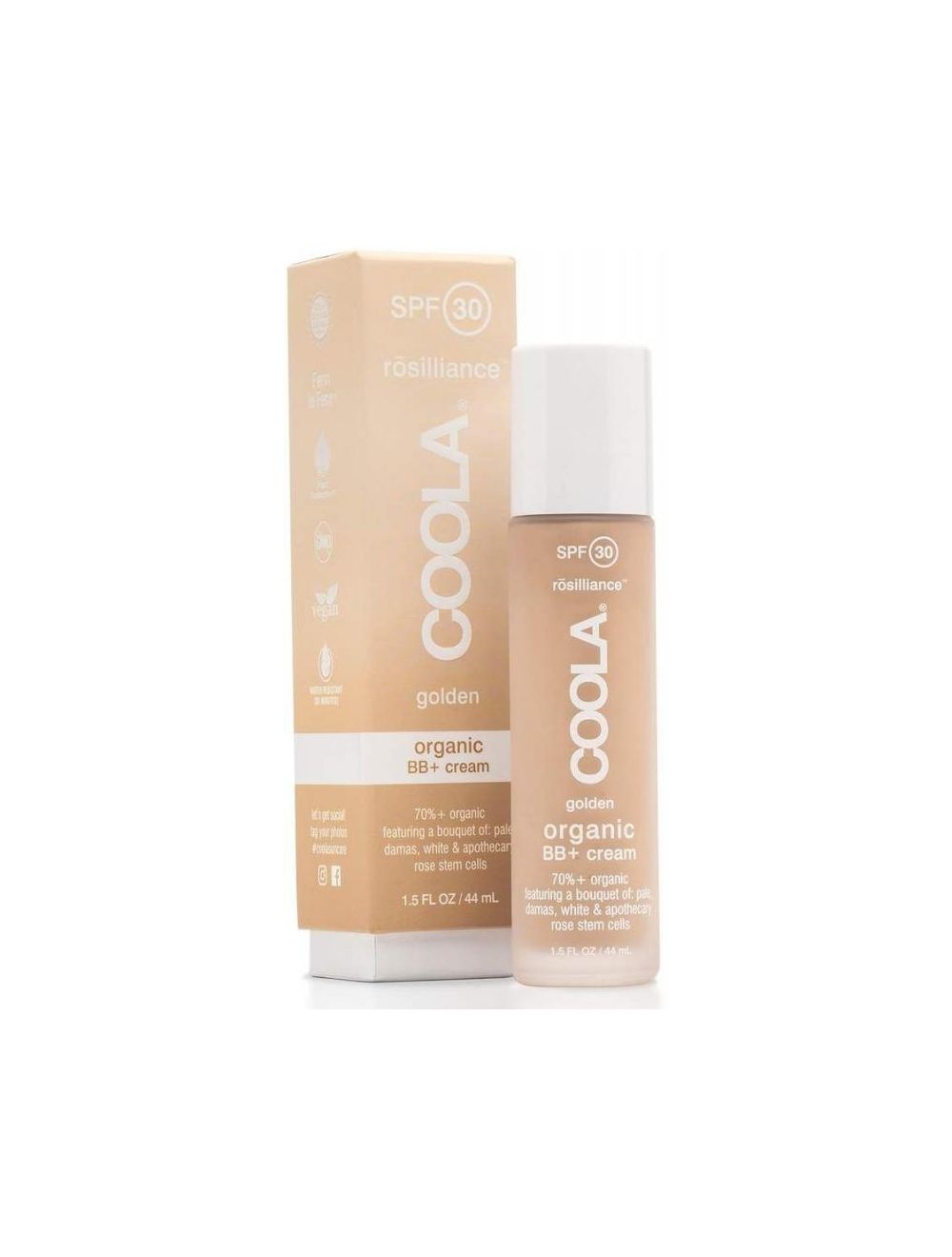 Coola: Rōsilliance® Mineral BB + Crème aux Minéraux FPS 30 Doré
